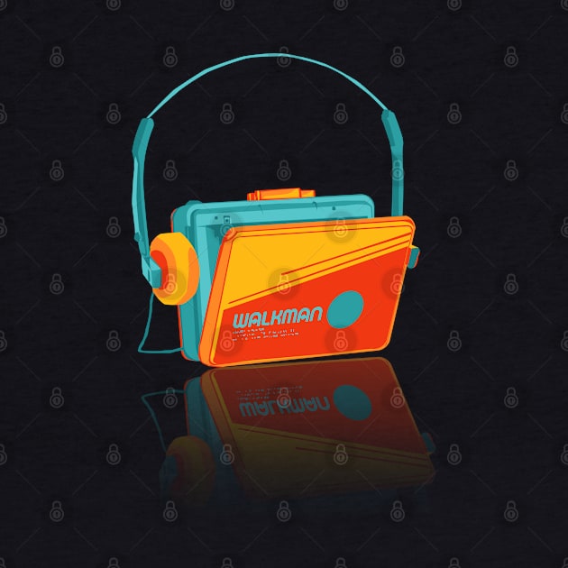 90s retro walkman by Afire